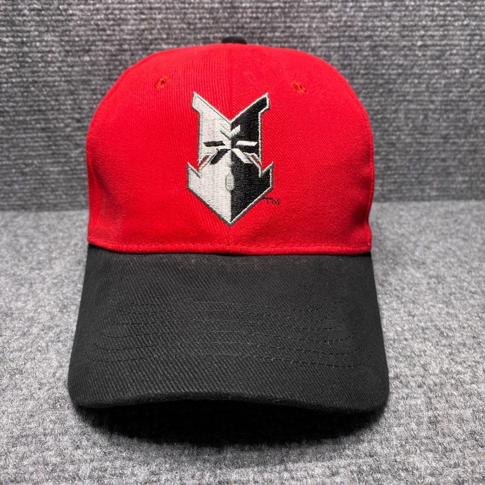 Indianapolis Indians Hat Cap Strap Back MiLB Minor Baseball Mens Red Black SGA